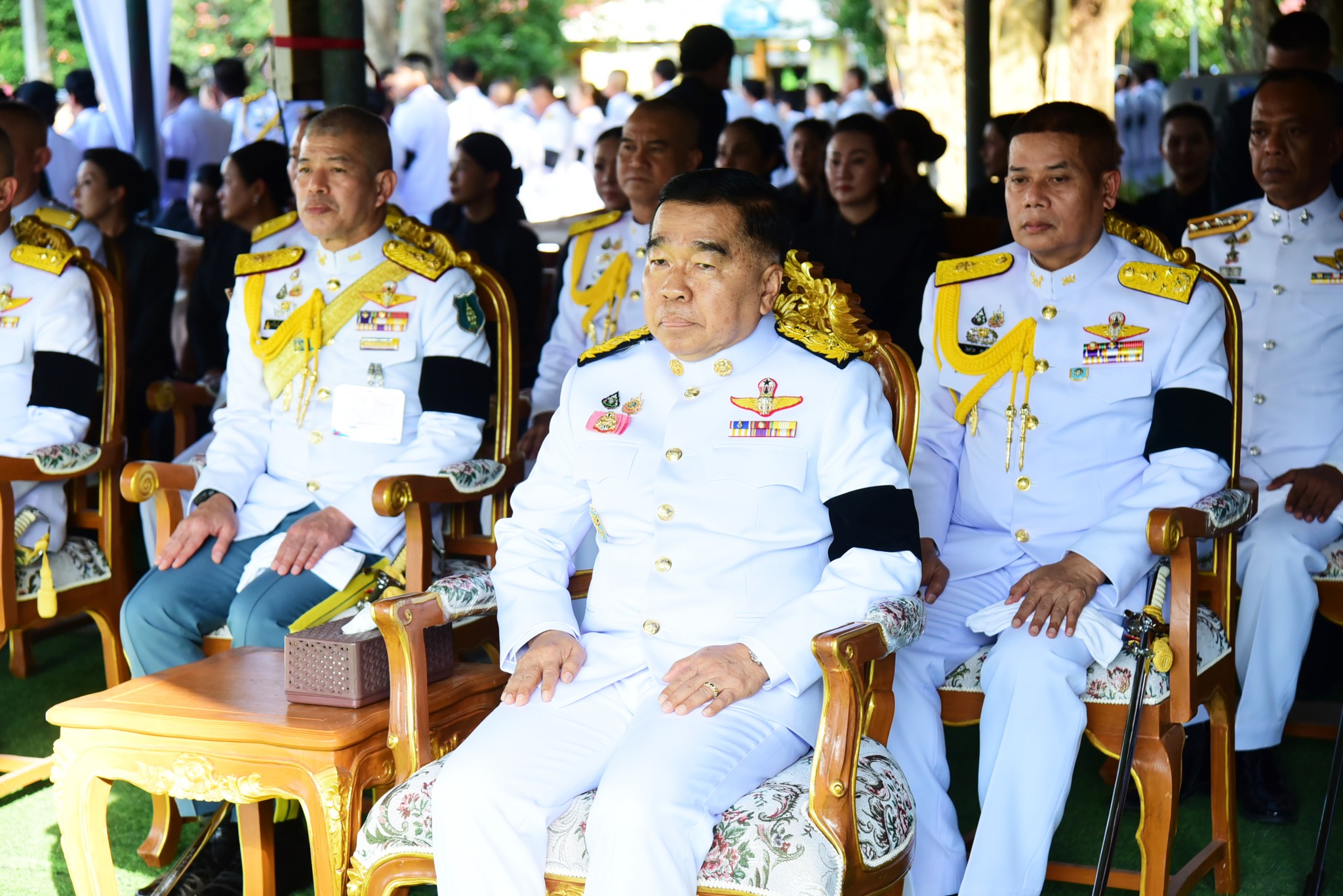 พลเอก ณัฐพล นาคพาณิชย์ รัฐมนตรีว่าการกระทรวงกลาโหมเป็นประธานพิธีพระราชทานเพลิงศพ