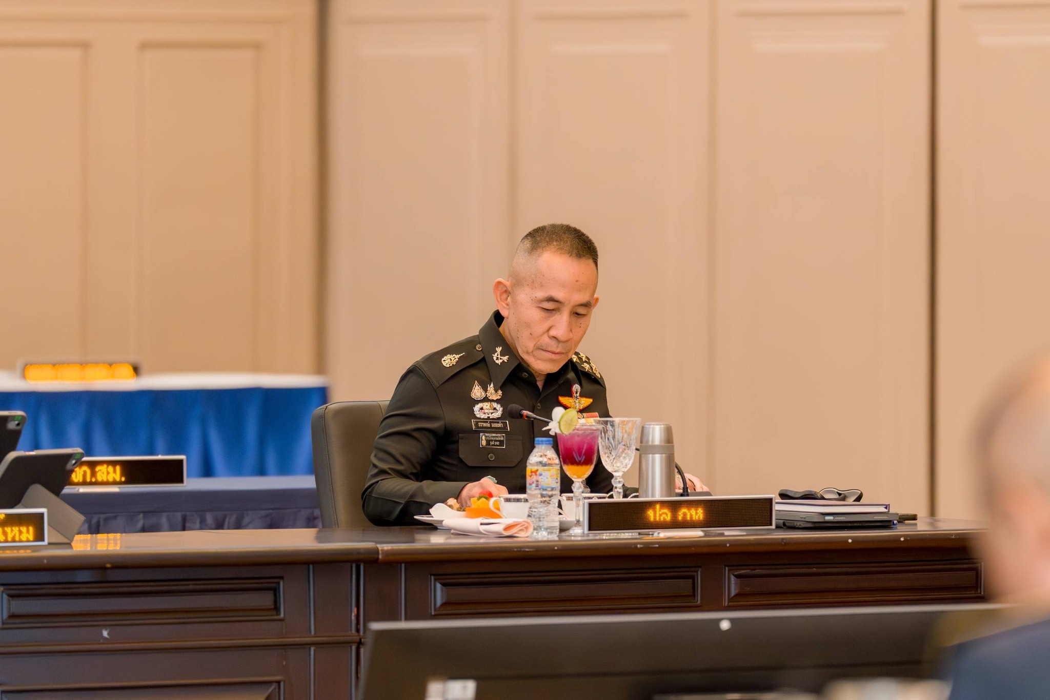 รัฐมนตรีว่าการกระทรวงกลาโหม เป็นประธานการประชุมสภากลาโหม