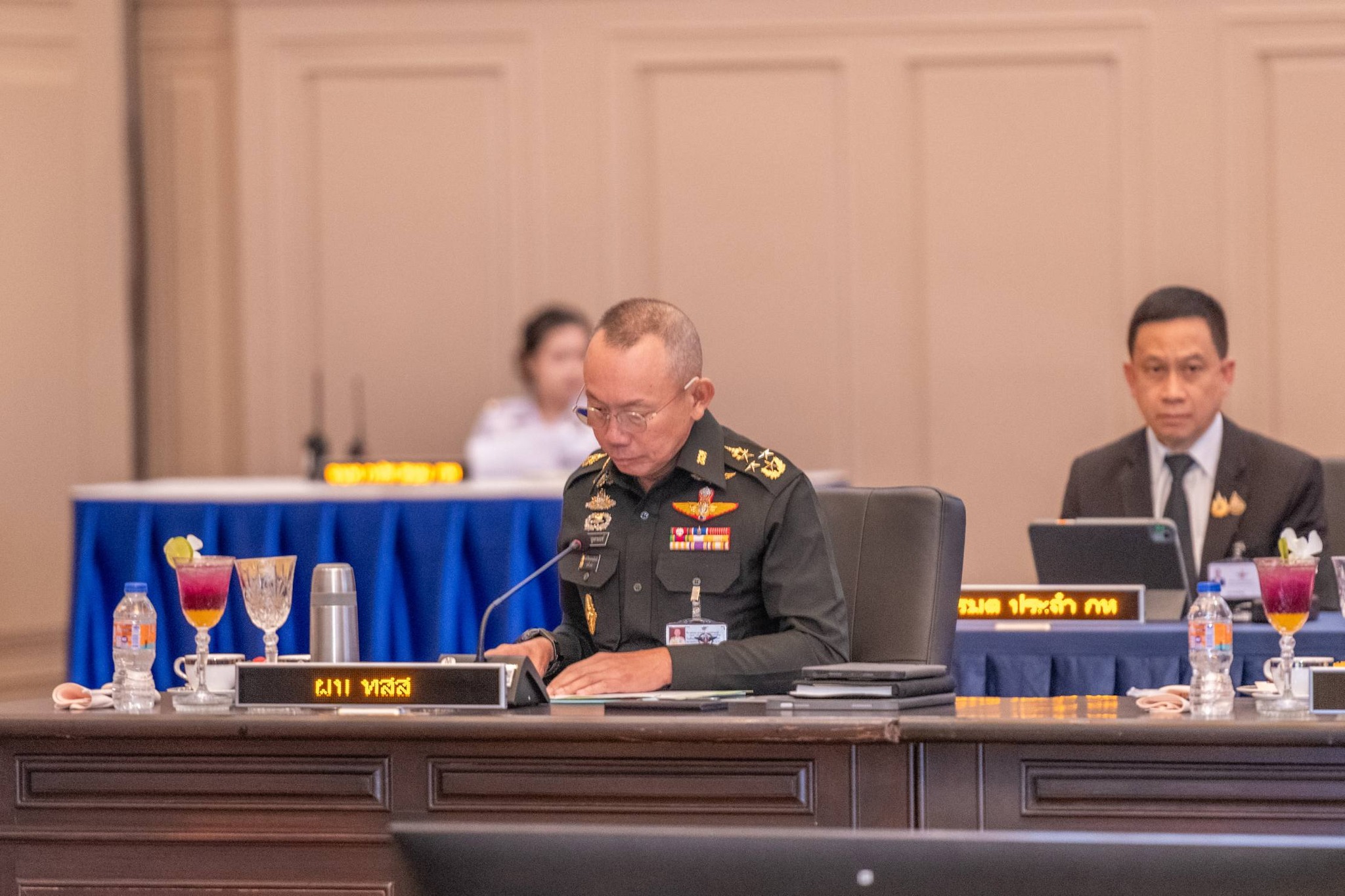 รัฐมนตรีว่าการกระทรวงกลาโหม เป็นประธานการประชุมสภากลาโหม