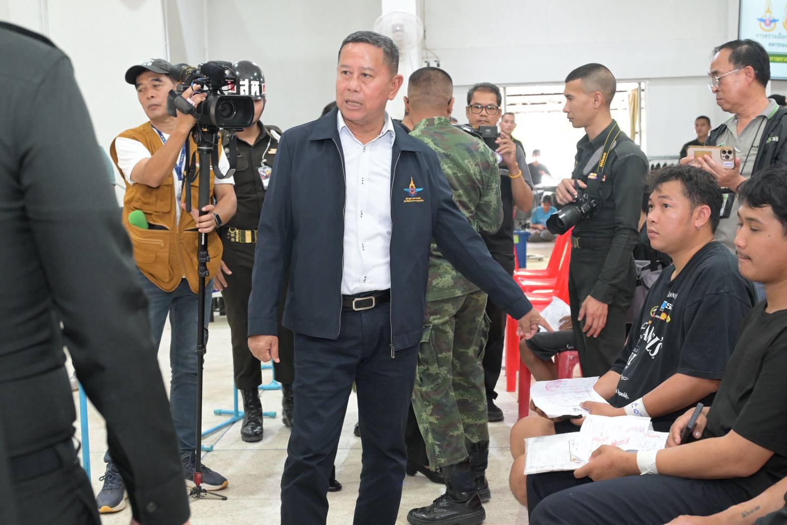 รัฐมนตรีว่าการกระทรวงกลาโหม ตรวจเยี่ยมการตรวจเลือกทหารฯ พื้นที่ปากช่อง