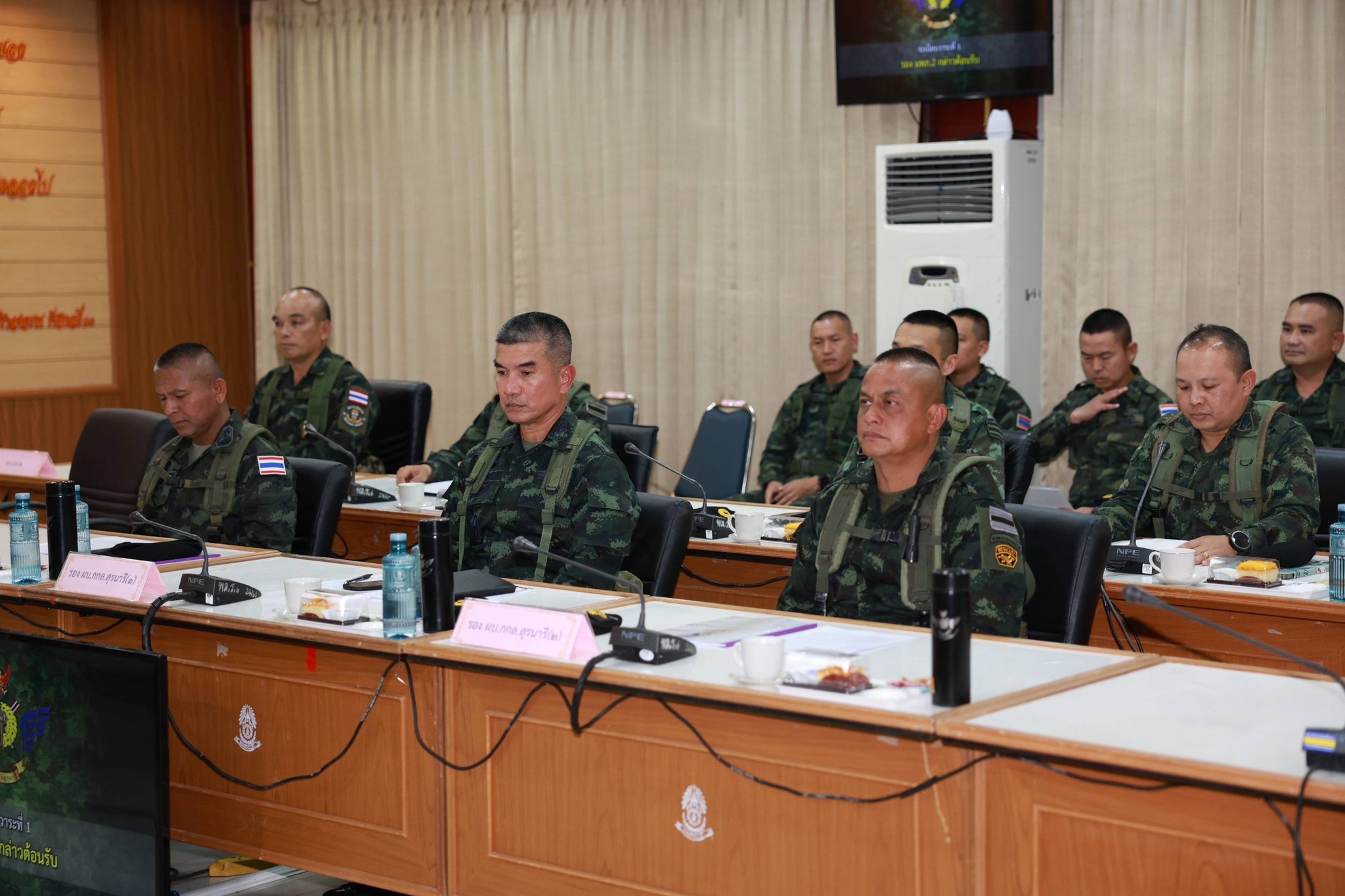 รัฐมนตรีว่าการกระทรวงกลาโหม ตรวจเยี่ยมกองกำลังสุรนารี ติดตามสถานการณ์ชายแดนไทย–กัมพูชา