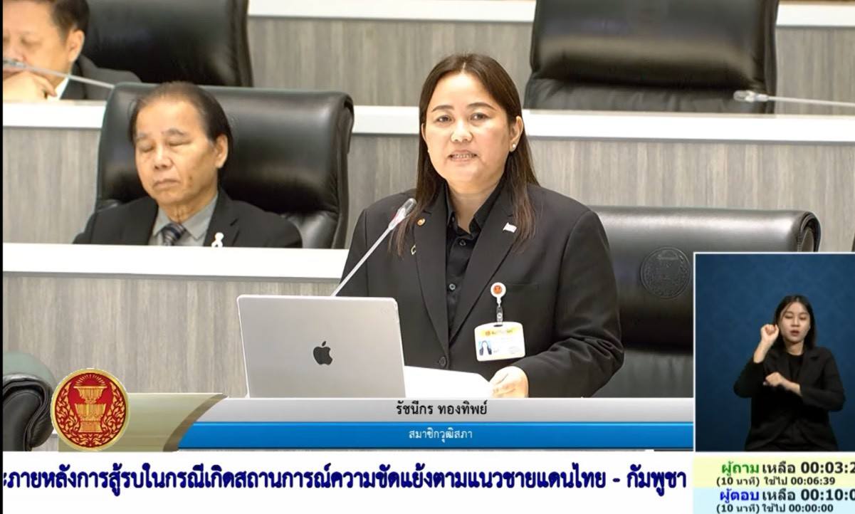 รัฐมนตรีว่าการกระทรวงกลาโหม ตอบกระทู้วุฒิสภา ย้ำดูแลกำลังพลชายแดนและครอบครัวอย่างต่อเนื่อง