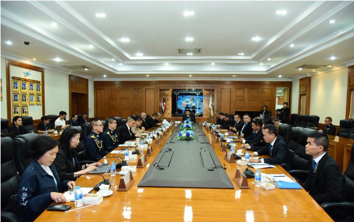 ผู้ช่วยรัฐมนตรีประจำกระทรวงกลาโหม นำคณะตรวจเยี่ยม TAI เดินหน้าขับเคลื่อนอุตสาหกรรมป้องกันประเทศ